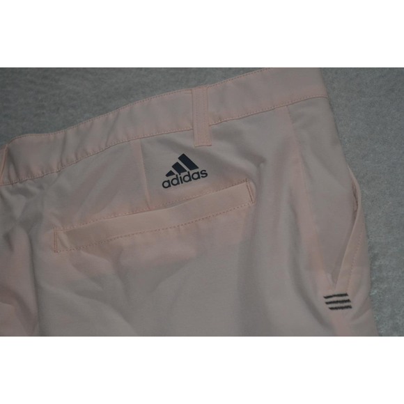 46232-a Adidas Golf Shorts Performance Flat Front Pink Size 38 Stretch Mens NEW - Picture 1 of 7